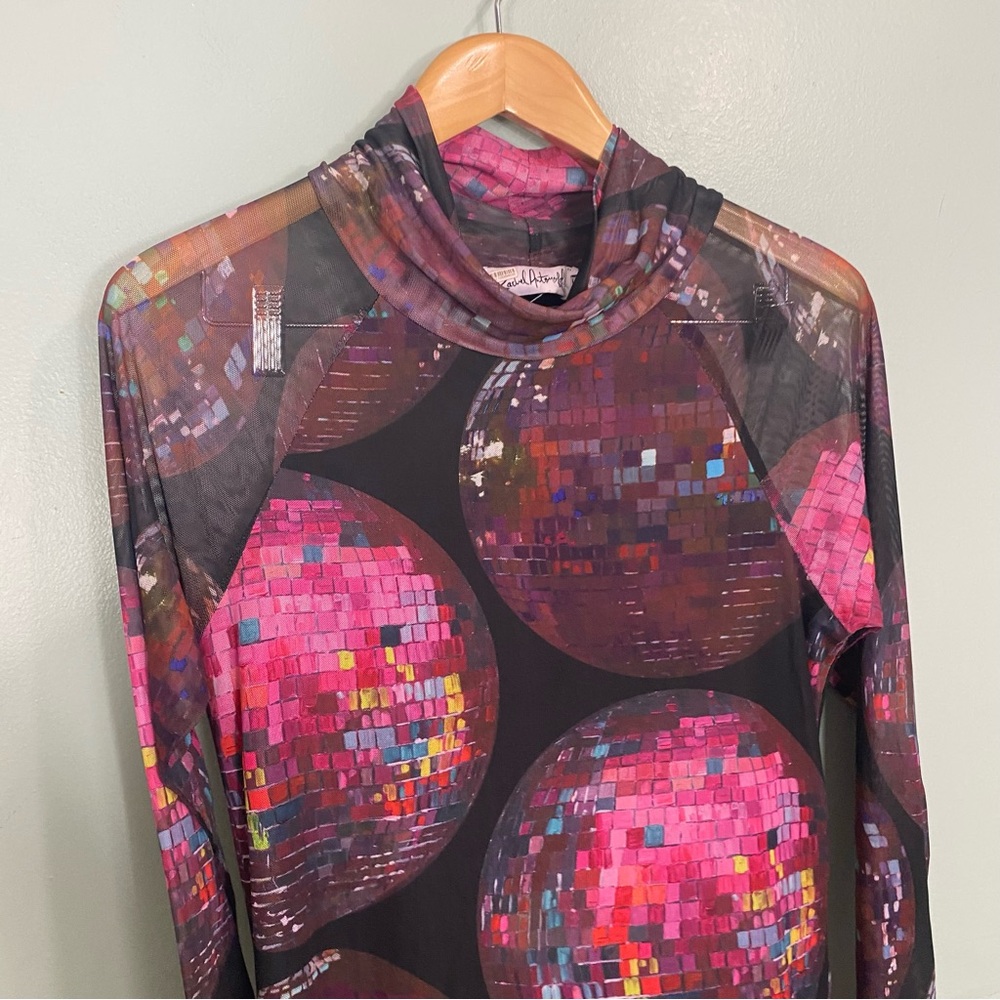 Rachel Antonoff Lily Mesh Dress - Disco Balls - Picture 3 of 8